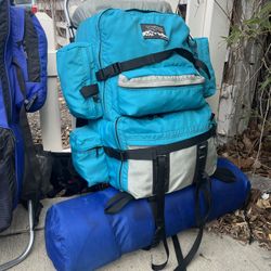 Backpack Jansport, External Frame, Nice Large Lots Of Pocket Storage