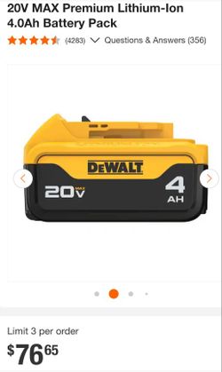 Bateria Dewalt 4 Ah