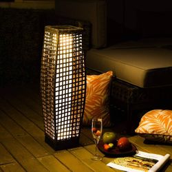 Rattan Floor Lamp for Patio