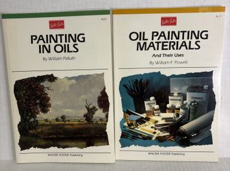 Set Of 2 Walter Foster Art Books AL17 & AL01 Oil Painting Soft Cover Like New