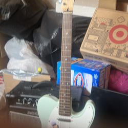 Guitar And Speaker 