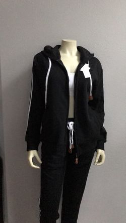 F21 Black Fleece Jogger Track Suit