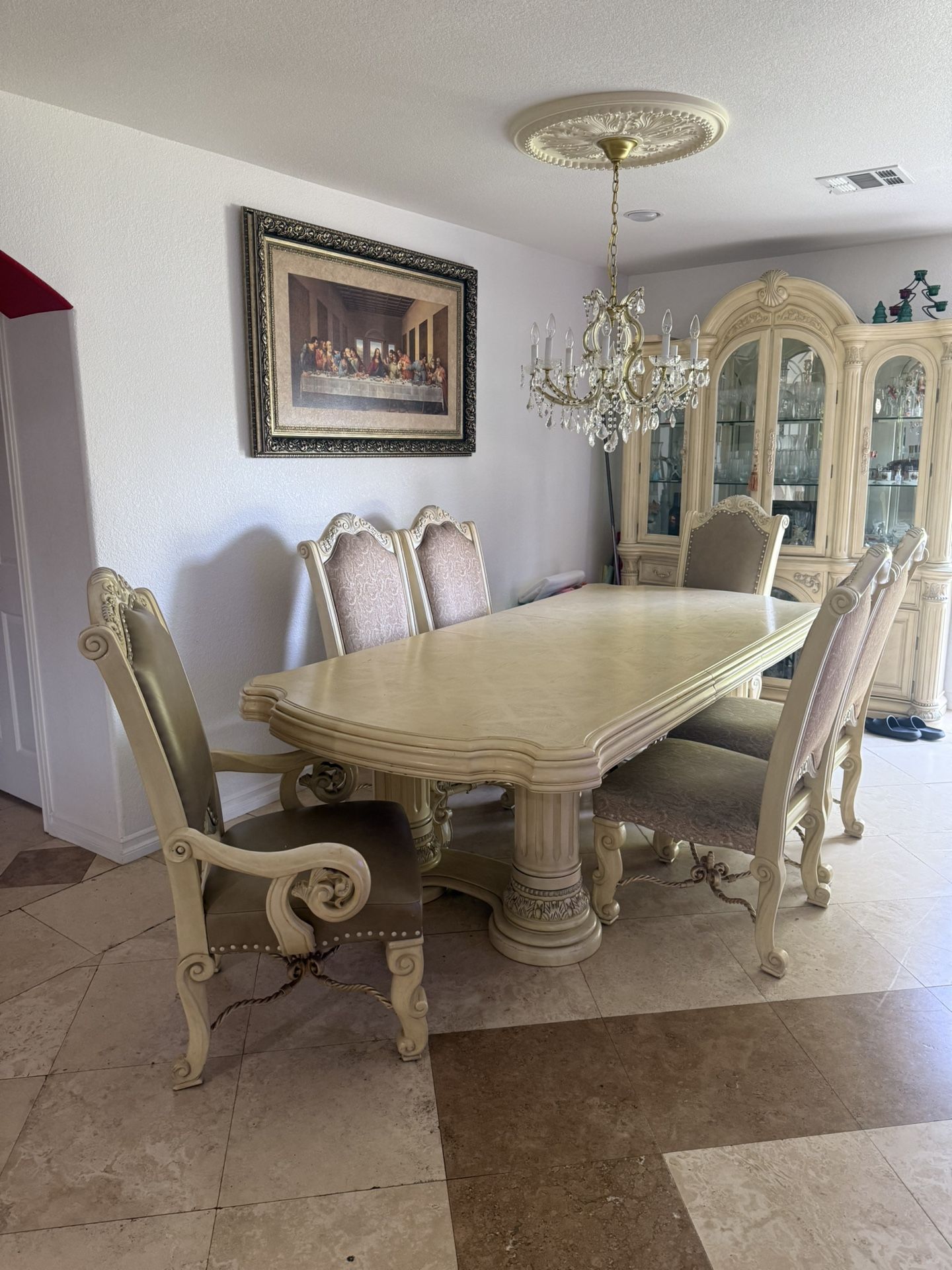 Large Italian Style Dining Table