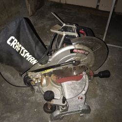 Craftsman saw with laser