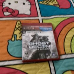 PlayStation 3 Ghost Recon Future Soldier Video Game 