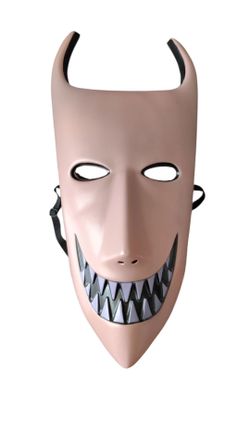 Lock half-mask from Tim Burton's The Nightmare Before Christmas,