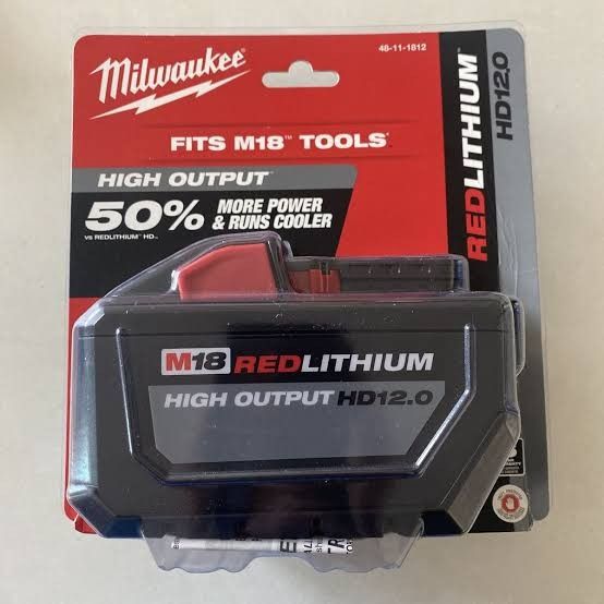 New Milwaukee M18 H.O. 12.0Ah Batteries