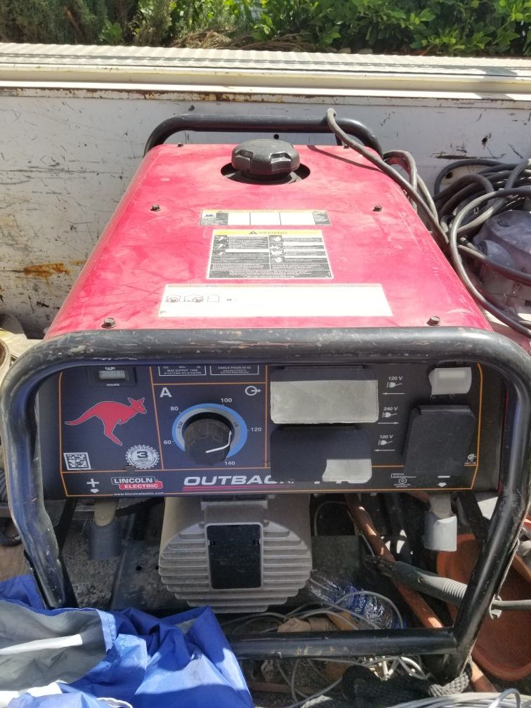 Lincoln bulldog 145 generator welder