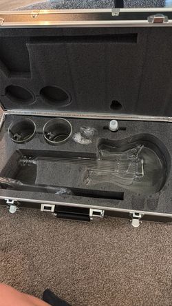Brand New Guitar Decanter & Glasses