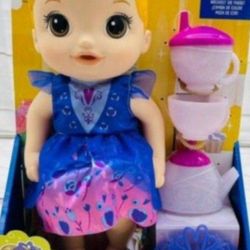 Baby Alive Doll Princess With Tea Set That Changes Color In Water Christmas Gift Present