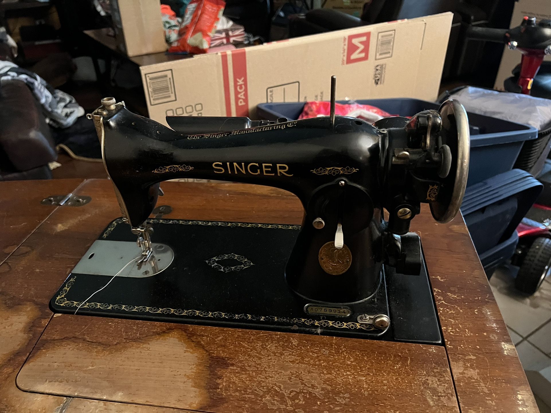 Old Singer Sewing Machine