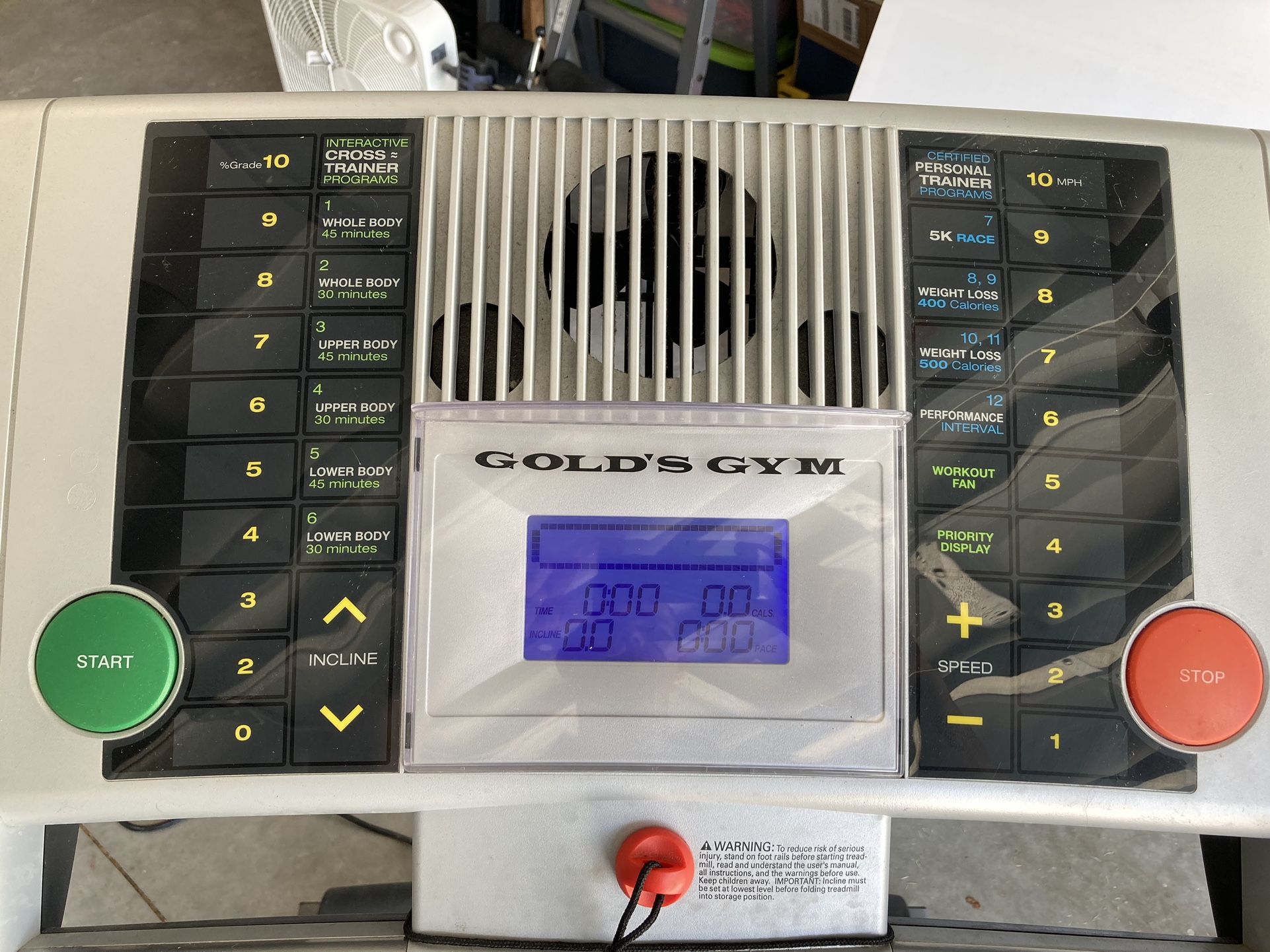 Golds gym crosstrainer 600 treadmill for sale shop