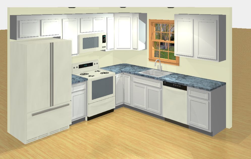 $1950 10x10 Real Wood Kitchen Cabinets