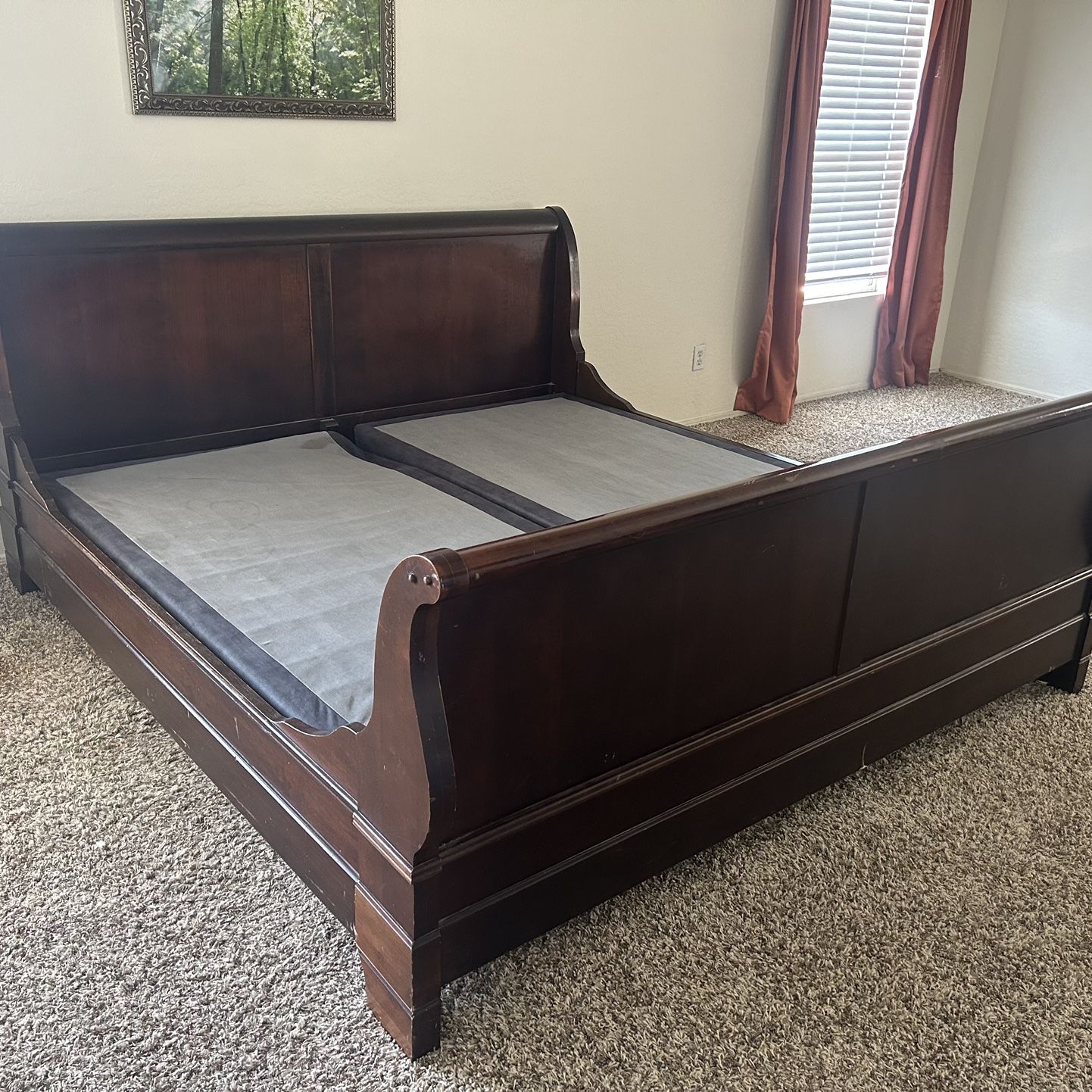 King Size Sleigh Bed