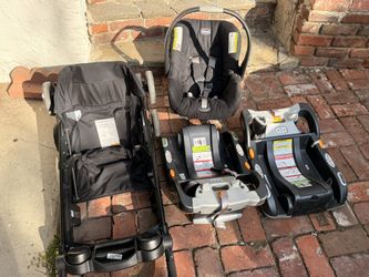 KeyFit 30 Infant Car Seat + KeyFit Caddy + 2 Bases
