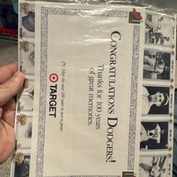 Vintage Dodgers Target Baseball Cards 