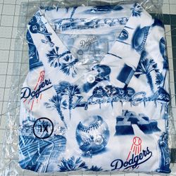 DODGERS SGA 2024 HAWAIIAN SHIRT XL