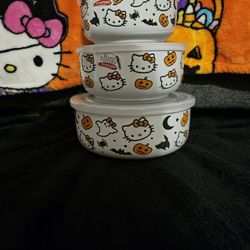 Hello Kitty Tupperware Halloween