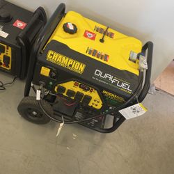 Champion Dual Fuel 9000 Generator $700 FIRM
