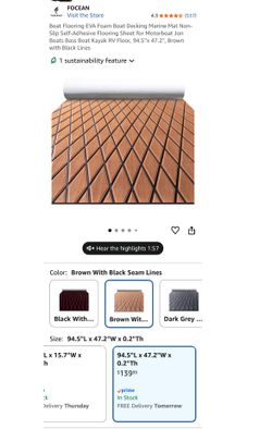 Foam Boat Flooring Sheets - 2