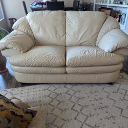 Leather Love Seat