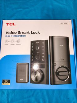 BIN#1- TCL D1 Max Video Smart Lock 3-in-1