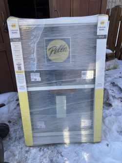 New House Window, Pella Lifestyle , double hung  and casements, wood/clad , various sizes , white