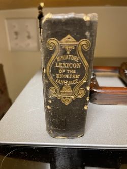 Miniature lexicon of the English language