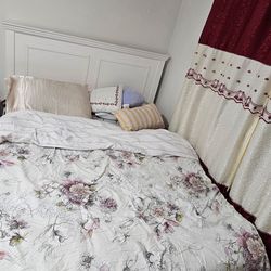 bed frame and mattress