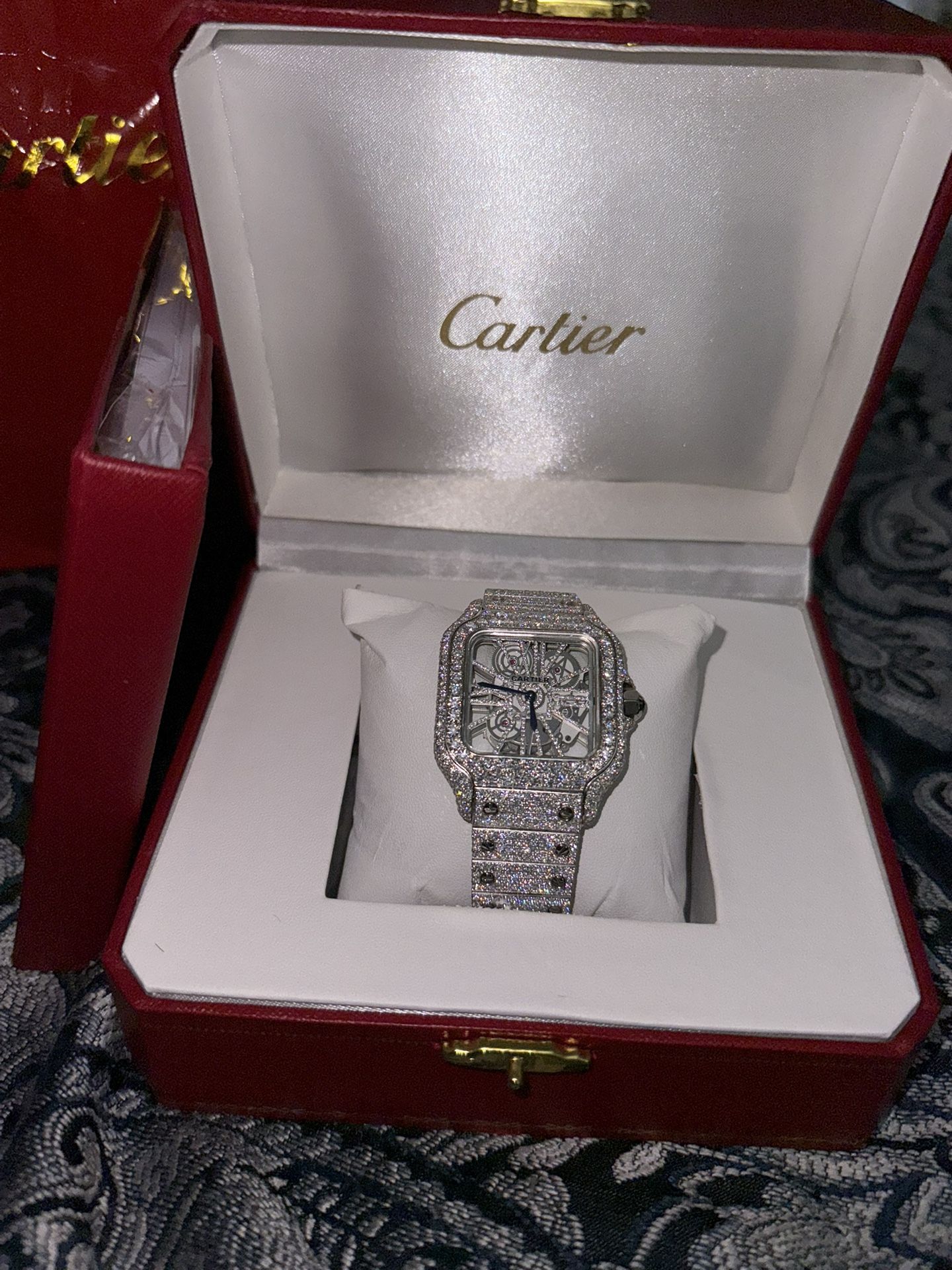 Bust Down Vvs Moissanite Watch
