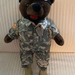 Large US Army Teddy Bear