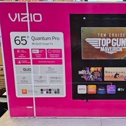 65 Tv $55 Down On Financing For Delivery Six Month Warranty 65 Vizio quantum pro smart 4K HGTV