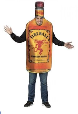 Fireball Whiskey Fireball Bottle Costume