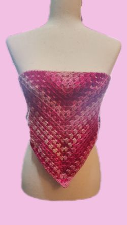Handmade Crochet Bandana Top