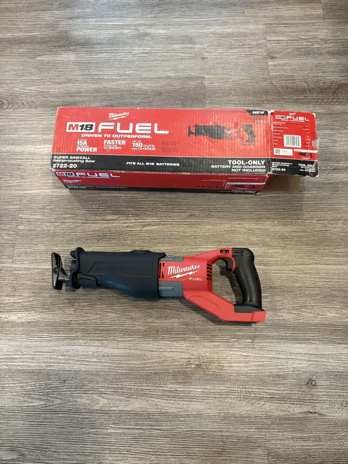 Milwaukee Súper Sawzall Fuel