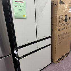 Refrigerator, Samsung New Open Box 36” 4 Door Counter Depth Fridge