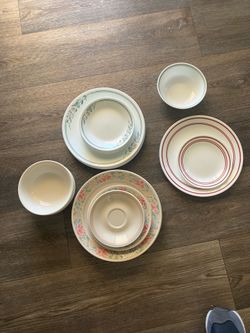 Classic Corning dishes, classic Rose, Rose Marie,Tulip Rose