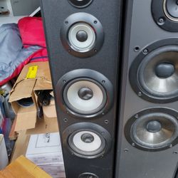 Amplifier Speaker And DVD Player