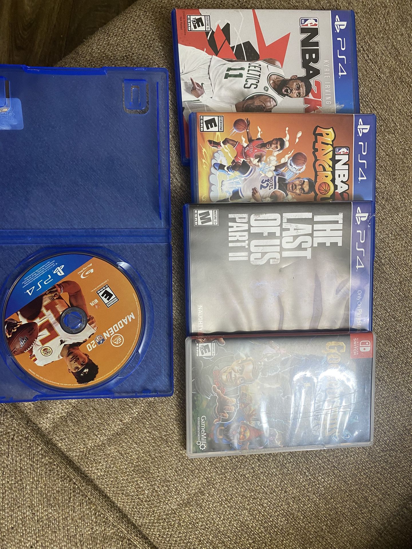 PS4 and Nintendo Switch Games