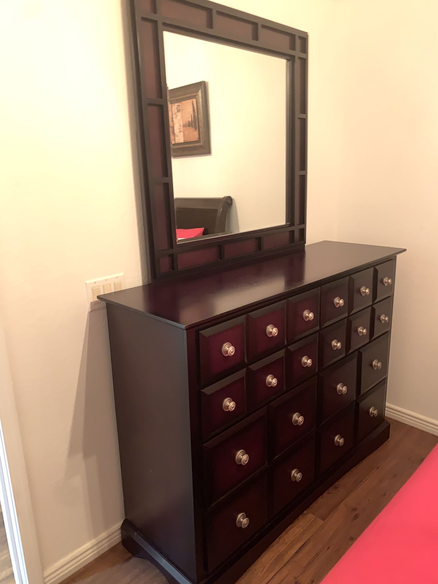 Dresser and Mirror