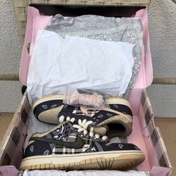 Travis Scott × Nike SB Dunk Low PRM QS 'Cactus Jack - Special Box Men’s size 9