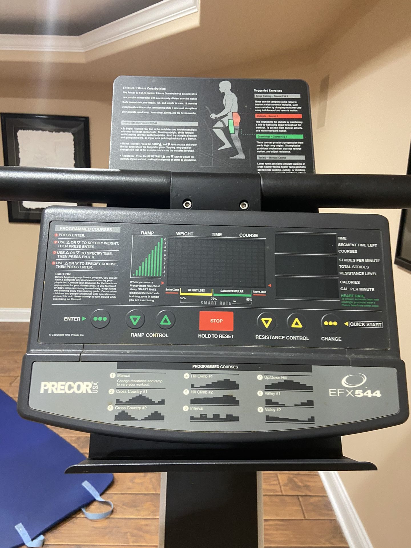 Commercial grade Elliptical Precor EFX 544 for Sale in Hinsdale, IL