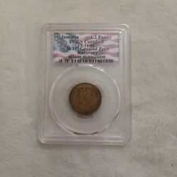 Jamica 1/2 Penny WTC GROUND ZERO RECOVERY 