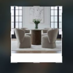 Liberty Furniture Accent Dining Chair W/Casters-Truffle