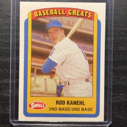 1990 Swell Baseball Greats Rod Kanehl Baseball Card #44