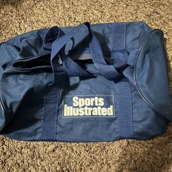 Sports Illustrated Blue Duffel Weekender Bag 