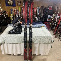 Salomon Ski Package With Boots And Bindings 