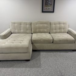 Broyhill - 2 Piece Couch/Chaise