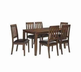 Ashley Furniture dining set with 6 chairs