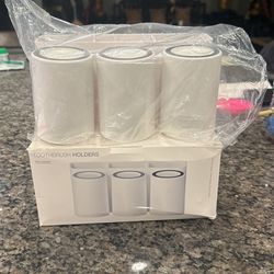 Brand New Toothbrush Holder 3 Pcs All New! 